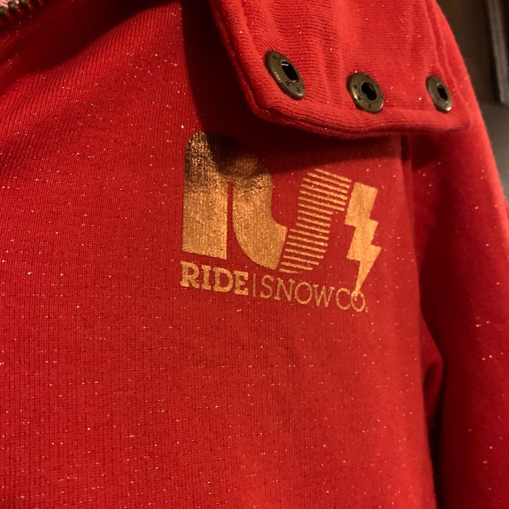Like new orange hoodie with pockets and thumbholes